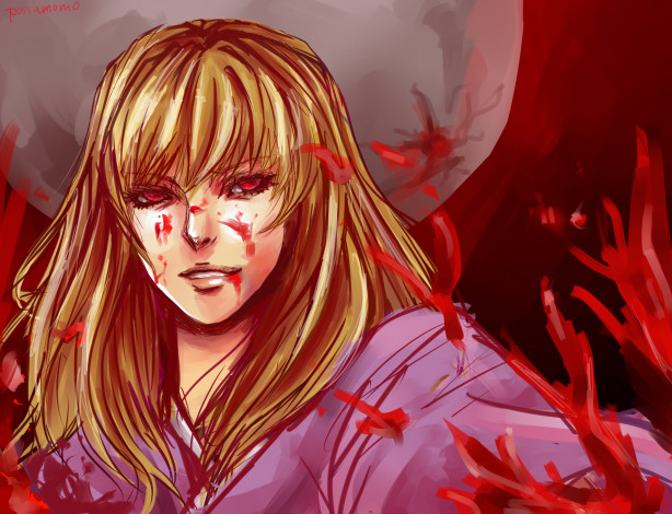 Обои картинки фото аниме, mai-hime, fujino, shizuru