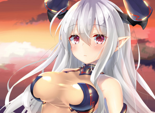 Обои картинки фото аниме, granblue fantasy, colo, mag-chan