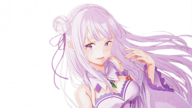 Обои картинки фото аниме, re,  zero kara hajimeru isekai seikatsu, emilia