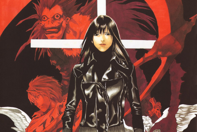 Обои картинки фото аниме, death note, девушка