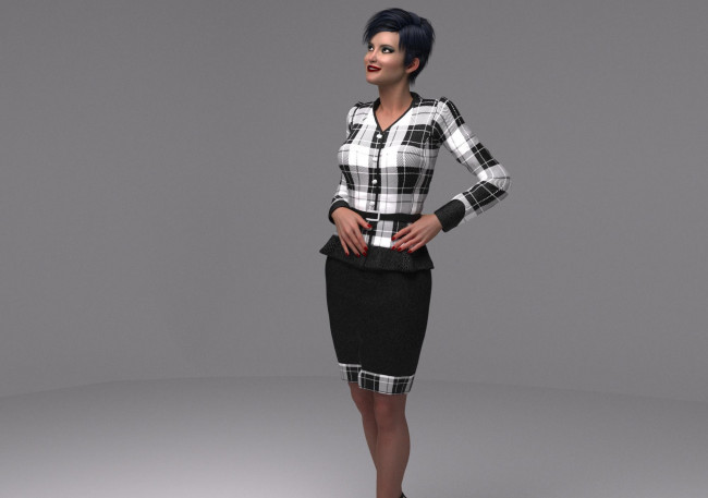 Обои картинки фото 3д графика, люди , people, девушка, фон, взгляд