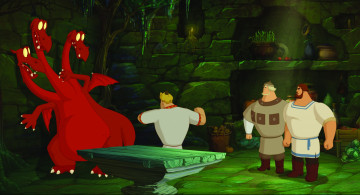 Картинка мультфильмы три+богатыря+и+морской+царь дракон богатыри мультфильм