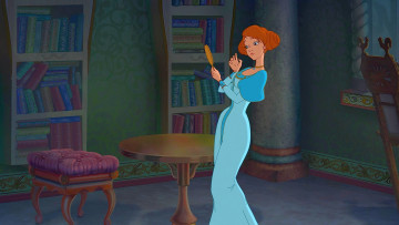 Картинка мультфильмы иван+царевич+и+серый+волк+2 девушка зеркало табурет стол книга