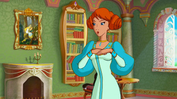 Картинка мультфильмы иван+царевич+и+серый+волк+2 картина камин девушка свеча книга