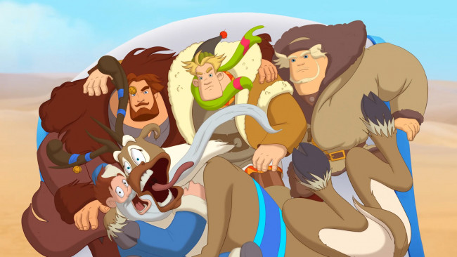 Обои картинки фото мультфильмы, три богатыря и принцесса египта, три, богатыря, и, принцесса, египта, мультик, кино, богатыри