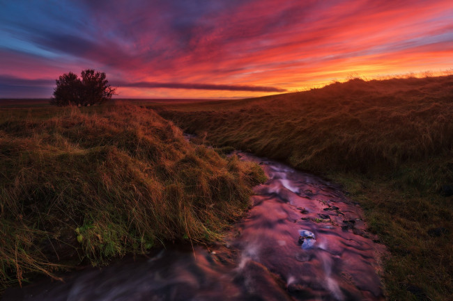 Обои картинки фото природа, восходы, закаты, простор