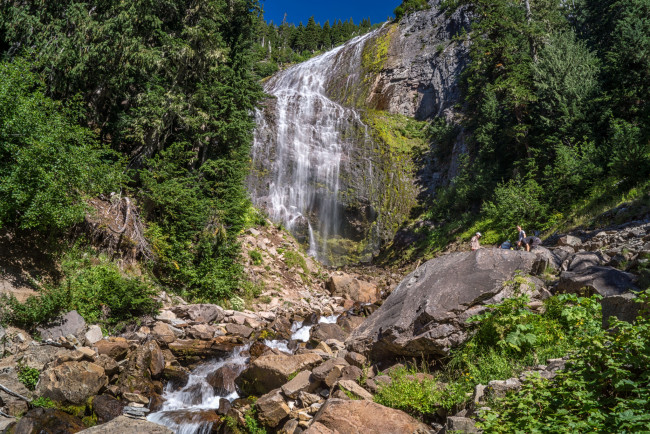 Обои картинки фото природа, водопады, простор