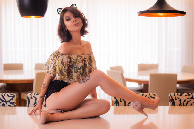 Обои картинки фото девушка, девушки, julia amante dias, модель