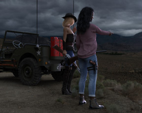 Картинка 3д+графика фантазия+ fantasy фон взгляд девушки