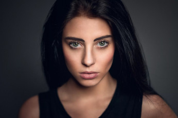 Картинка девушки -unsort+ лица +портреты модель julia carina взгляд девушка красотка макияж брюнетка портрет лицо