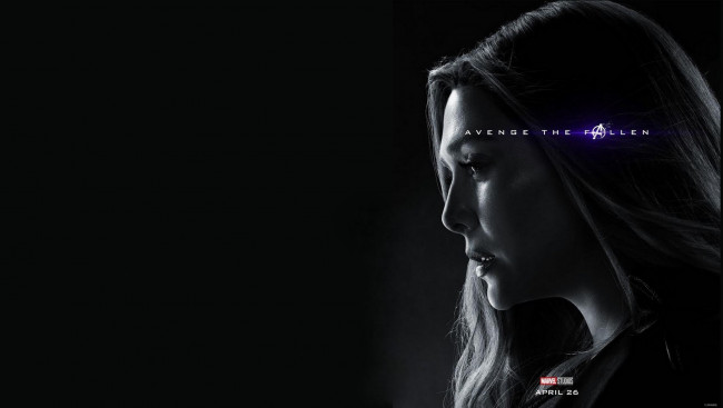 Обои картинки фото avengers,  endgame , 2019, кино фильмы, scarlet, witch, wanda, maximoff, постер, elizabeth, olsen, элизабет, олсен, endgame, мстители, финал