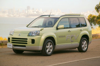 Картинка автомобили nissan datsun ниссан салатовый дорога город