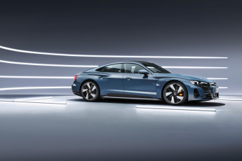 Картинка автомобили audi e tron gt quattro worldwide 2021 серый металлик седан