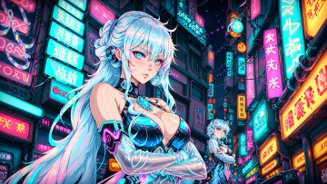 Картинка аниме город +улицы +интерьер +здания нейросети графика нейроарт ai art нейронные сети рисунки нейро искусство