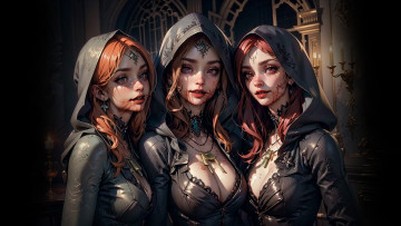 Картинка фэнтези девушки нейросети графика нейроарт ai art нейронные сети рисунки нейро искусство нейрографика graphics neuroart neural networks drawings neuro neurography