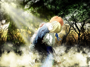 Картинка аниме fate stay night