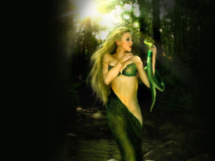 Картинка фэнтези русалки