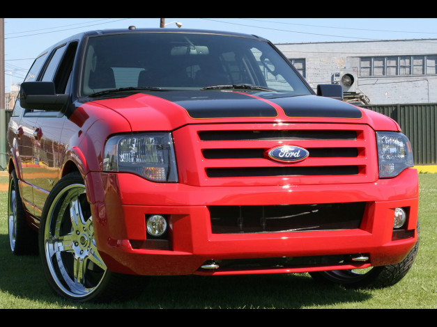 Обои картинки фото 2007, ford, expedition, funkmaster, flex, concept, автомобили