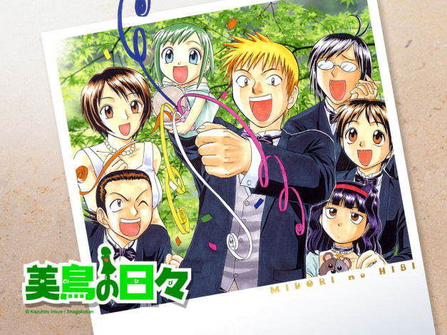 Обои картинки фото аниме, midori, no, hibi