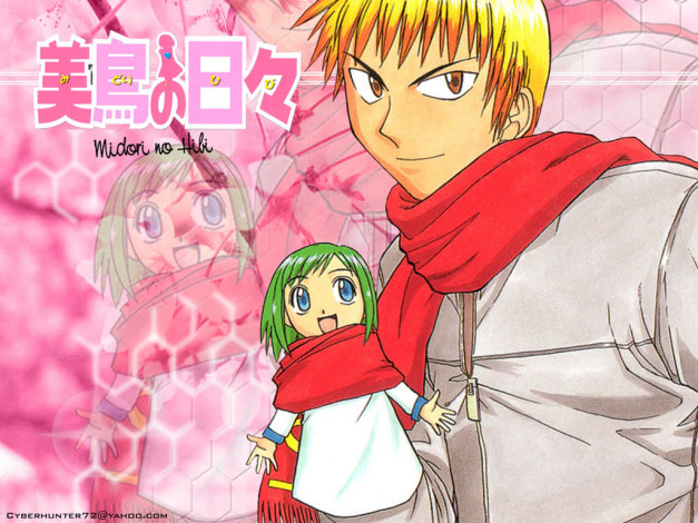 Обои картинки фото аниме, midori, no, hibi