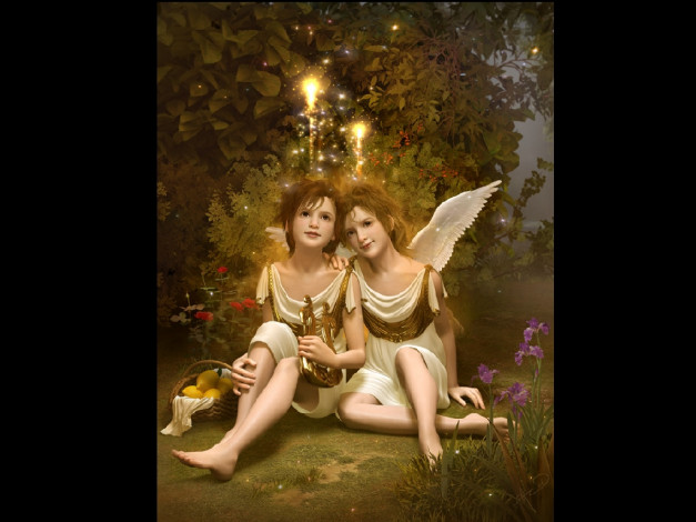 Обои картинки фото фэнтези, ангелы