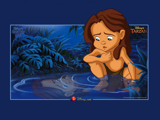 Обои картинки фото мультфильмы, tarzan