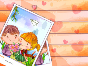 Картинка рисованные дети