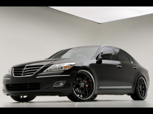 обоя 2009, hyundai, dub, magazine, genesis, sedan, black, автомобили