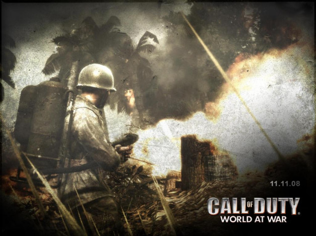 Обои картинки фото видео, игры, call, of, duty, world, at, war