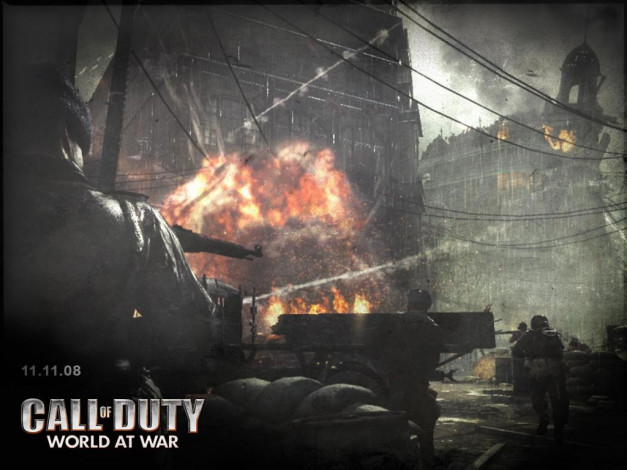Обои картинки фото видео, игры, call, of, duty, world, at, war