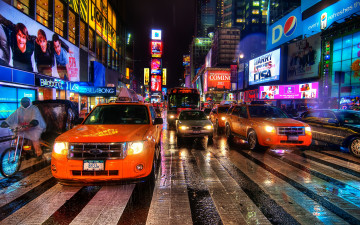 Картинка города огни ночного