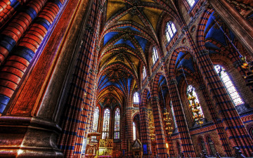 Картинка интерьер убранство роспись храма