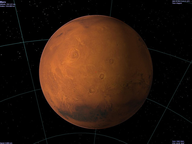 Обои картинки фото космос, марс