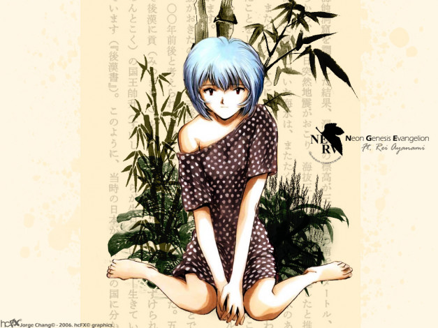 Обои картинки фото neon, genesis, evangelion, аниме