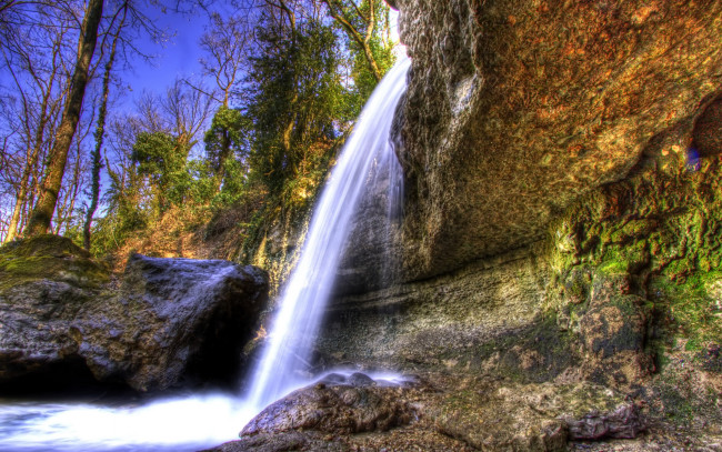 Обои картинки фото природа, водопады