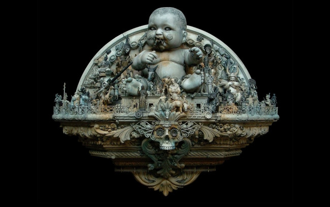 Обои картинки фото разное, рельефы, статуи, музейные, экспонаты