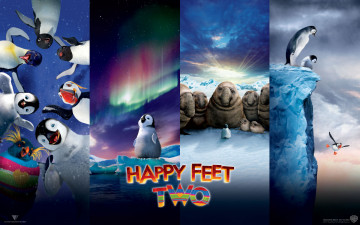 Картинка happy feet two мультфильмы пингвин