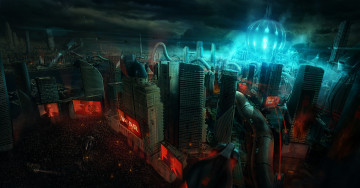 Картинка фэнтези иные миры времена здания