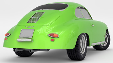 Картинка автомобили 3д 1957 porsche 356a