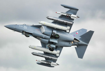 Картинка yakovlev+yak-130 авиация боевые+самолёты подвеска вооружение штурмовик