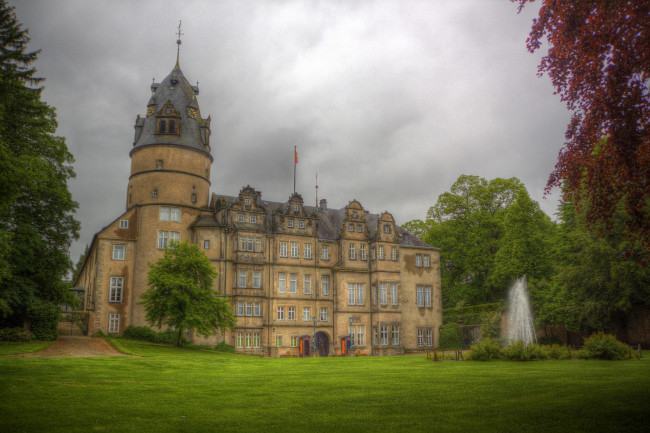 Обои картинки фото города, - дворцы,  замки,  крепости, парк, замок