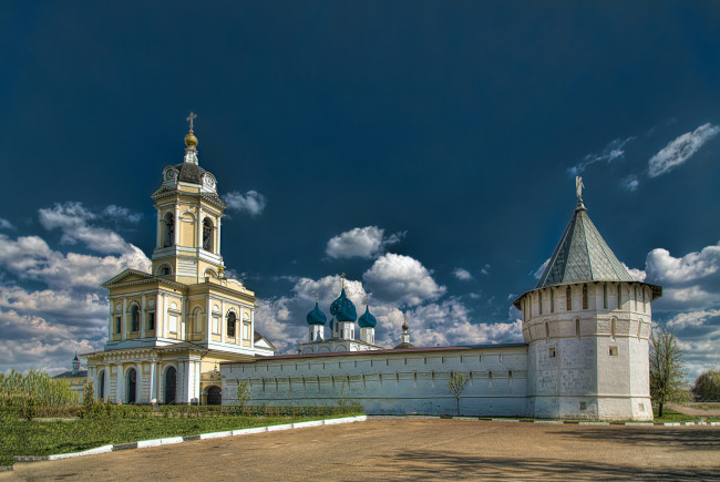 Обои картинки фото города, - исторические,  архитектурные памятники, башня, стены, монастырь