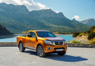 обоя автомобили, nissan, datsun, 2015г, cab, double, navara, np300