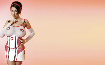 обоя девушки, maria swan , jana defi, медсестра, большая, грудь, брюнетка, девушка, jana, defi