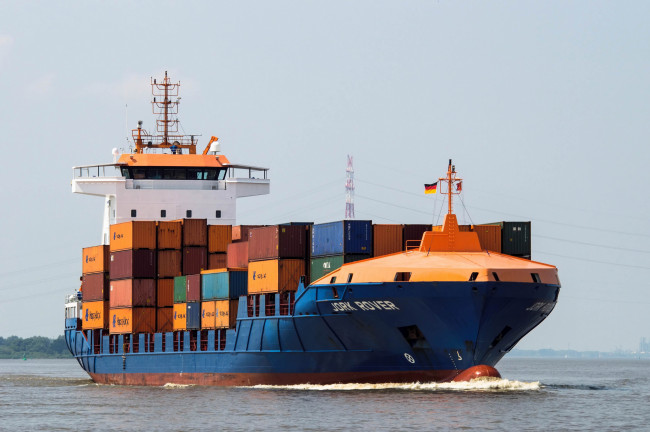 Обои картинки фото jork rover, корабли, грузовые суда, контейнеровоз