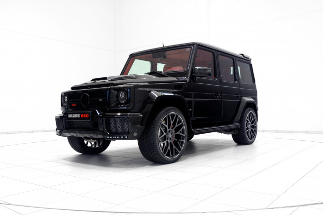 Обои картинки фото автомобили, brabus, biturbo, g, 850, темный, 2015г, widestar, w463