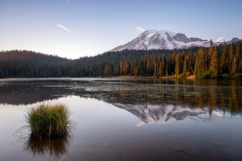 Картинка природа реки озера облака лес горы озеро