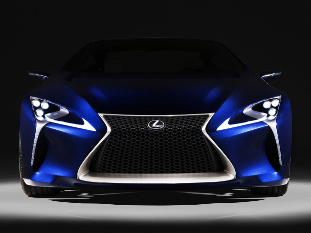 Обои картинки фото lexus lf-lc blue concept 2012, автомобили, lexus, lf-lc, blue, concept, 2012