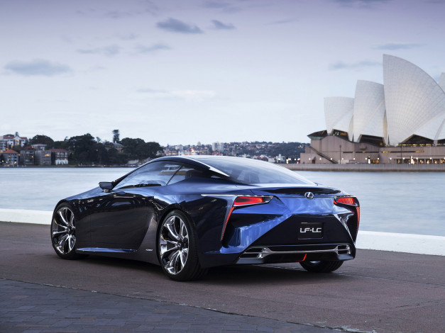 Обои картинки фото lexus lf-lc blue concept 2012, автомобили, lexus, blue, concept, lf-lc, 2012