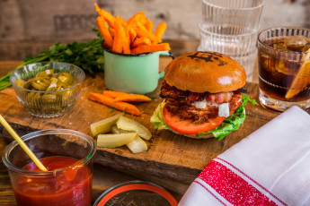 Картинка еда бутерброды +гамбургеры +канапе снедь